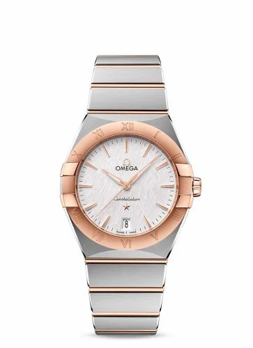 Omega Constellation Quartz 36 Stainless Steel / Sedna Gold / Silver / Bracelet 131.20.36.60.02.001 (13120366002001)